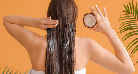 coconut oil for hair massage