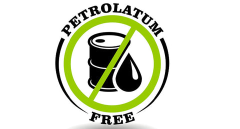 petrolatum free' sign