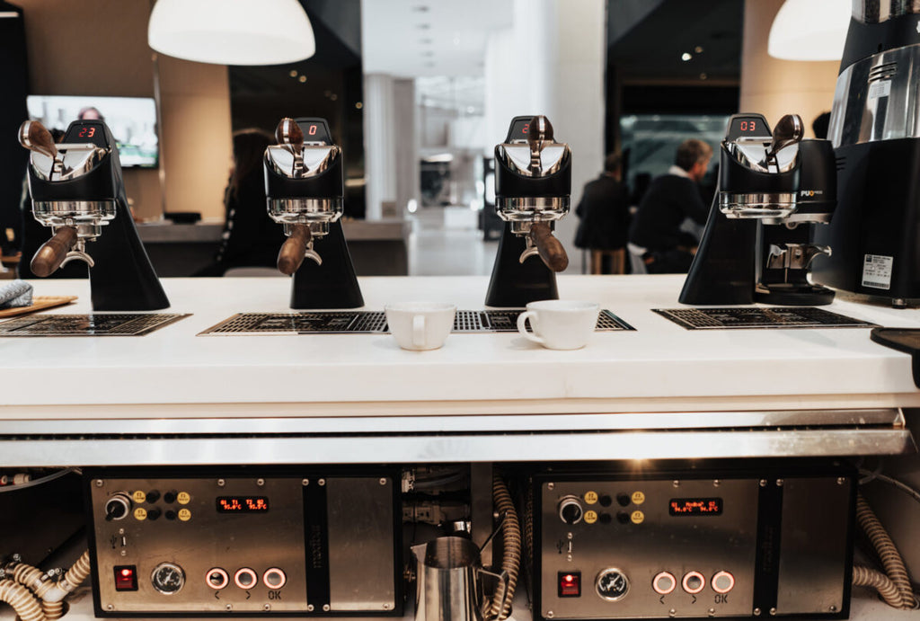 Hemingway delivers consistently delicious espresso with their slick La Marzocco Modbar system 