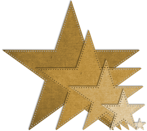 Pierced Stars  Nested Dies - The Maker Session LLC - Magnet Sheets For Dies