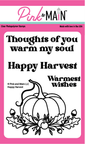 Happy Harvest Stamp & Die Combo - The Maker Session LLC
