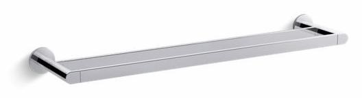 Composed 24" Double Towel Bar - Vibrant Brushed Nickel 73144-BN Kohler