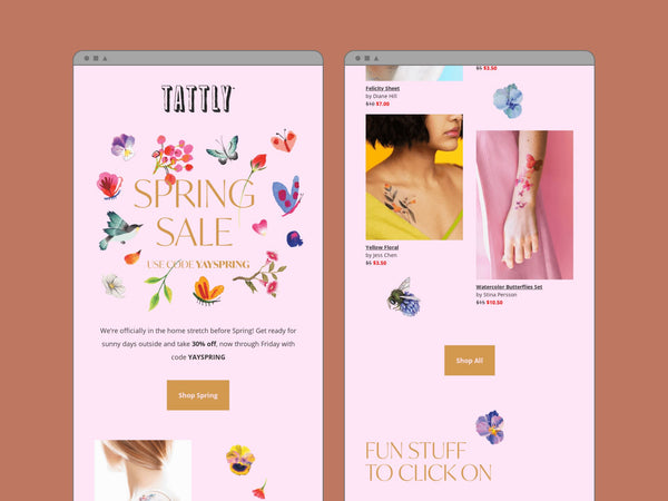 Spring Email Campaign Ideas - Tattly