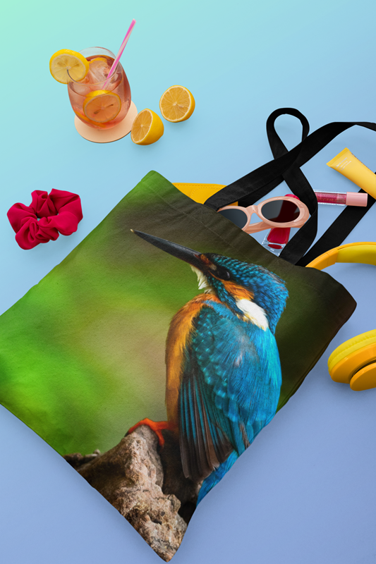 European Kingfisher Tote Bag by Thomas Hanahoe - Science Source Prints -  Website