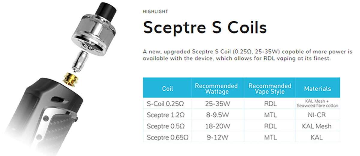 innokin sensis coil selection