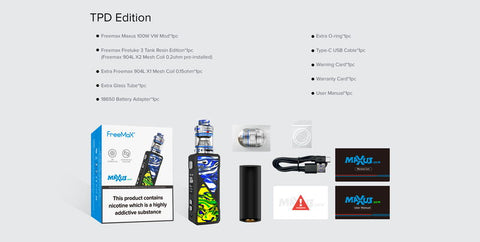 Freemax Maxus Kit 100w Fireluke 3 Tank