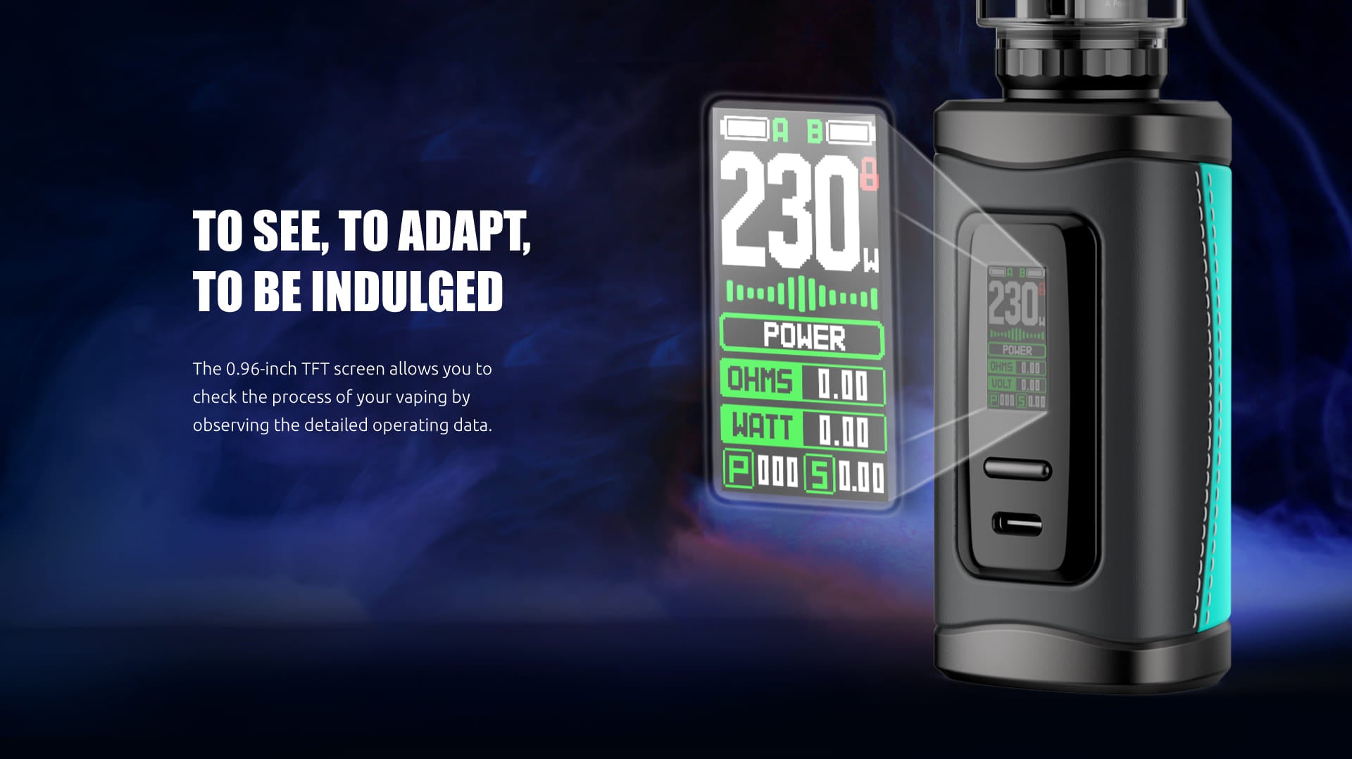 smok morph 3 display