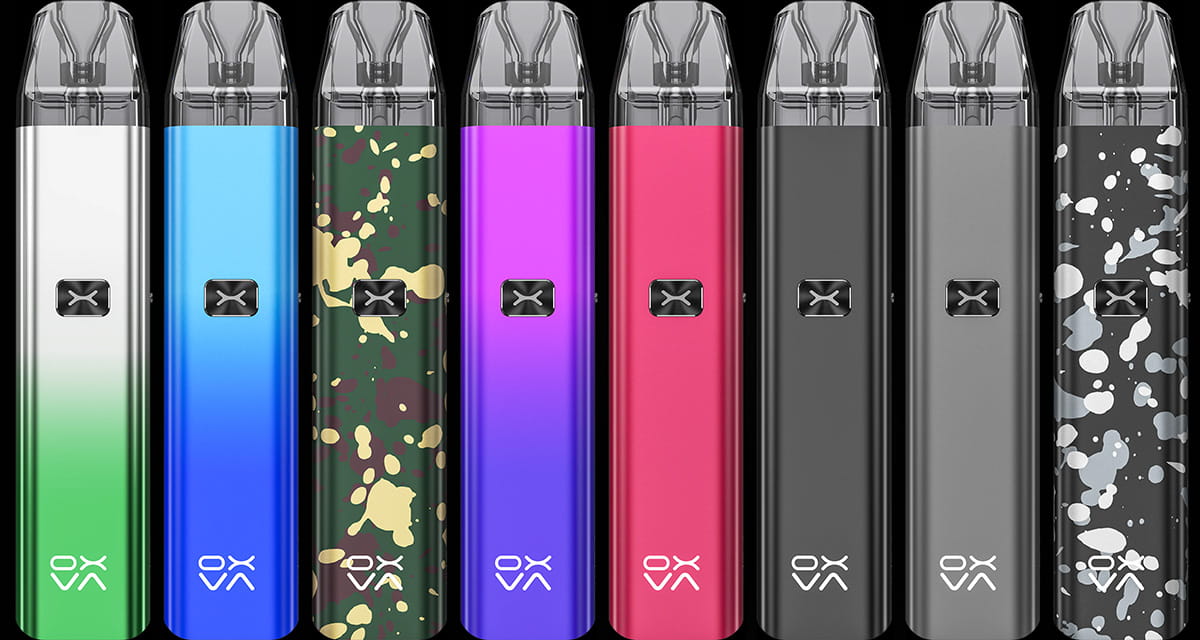 oxva xlim 8 devices in different colours