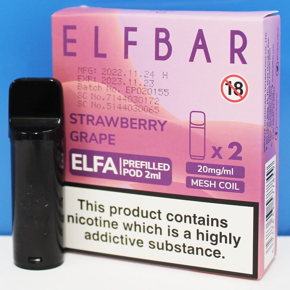 Strawberry Kiwi Elf Bar Elfa Prefilled Pod