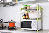 Adjustable Multipurpose Microwave Oven Stand Stainless Steel Rack