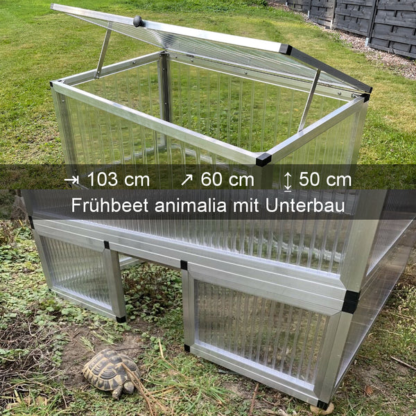 Landschildkröten-Frühbeet animalia mit Eingang