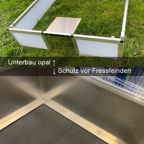 Unterbau mit Tür - Schutz vor Fressfeinden