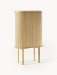 Calary highboard with fluted front