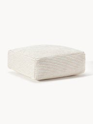 Carmelo striped cotton floor cushion