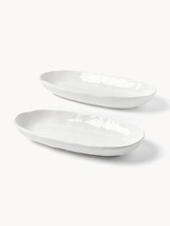 Large Cassia serving plates, set of 2