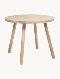 Dilcia round children's table made of rubberwood