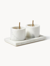 Agata marble serving set, 5 pieces.