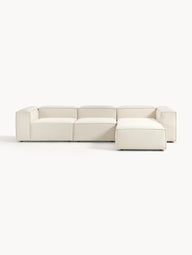 Lennon modular sofa (4-seater) with stool