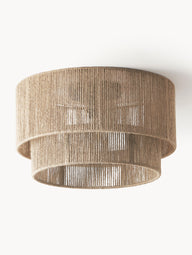 Cecillia ceiling light made of jute