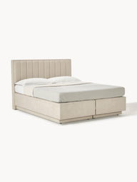 Livia box spring bed with storage space