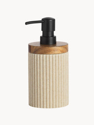 Soap dispenser Laura with wood decor