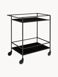 Drinks trolleys & bar carts in black color