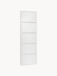 Caruso wall-mounted shoe cabinet with folding compartments