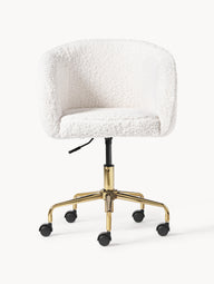 Emmie teddy desk chair, height adjustable