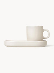 Tazas de café espresso con platitos Pilar, 2 uds.