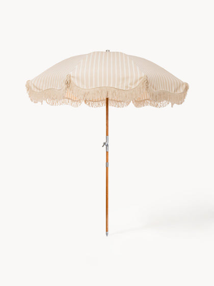 Buigbare parasol Retro met franjes, Ø 180 cm