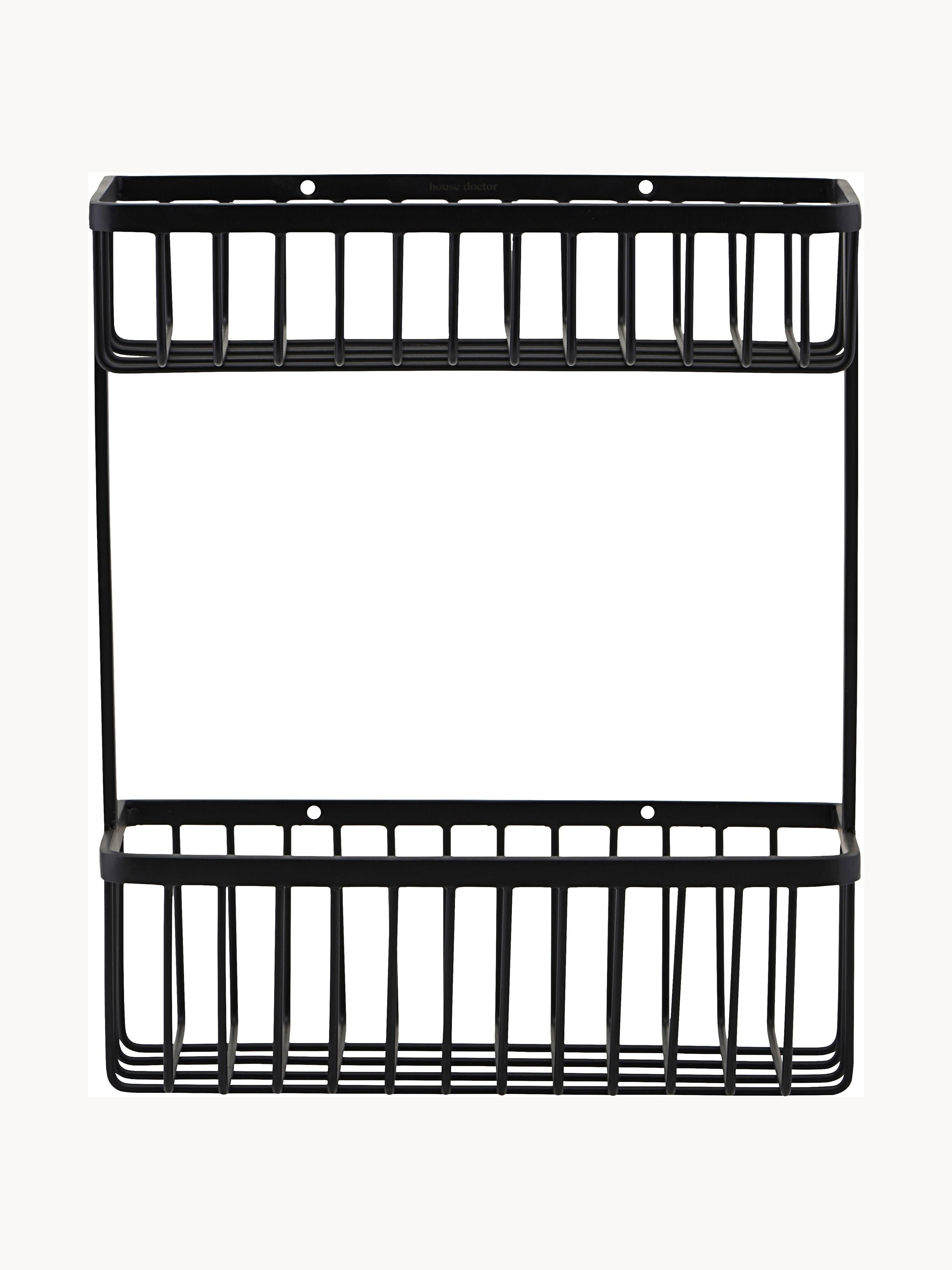 Mensola doccia in acciaio inossidabile Bath Larg. 28 x Alt. 33 cm