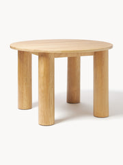 Mesa de comedor redonda de madera de roble Ohana, Ø 120 cm