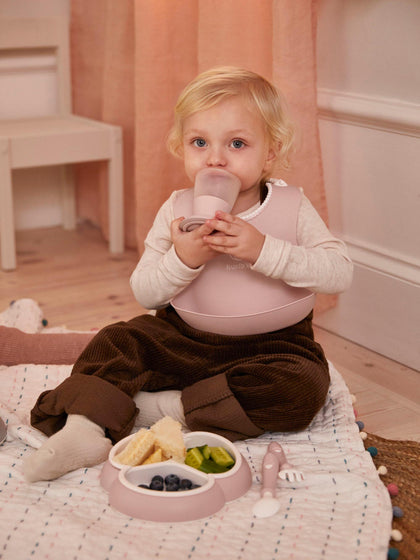 Kinderservies Bliss met slabbetje, 8-delig