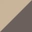 Beige, taupe, gestreept