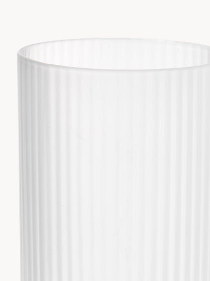 Vasos soplados con relieves Ripple, 4 uds.