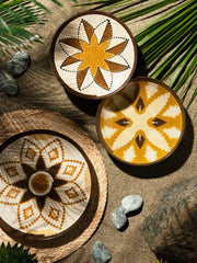 Dinner Set Dakar Sand, Set of 12, Colorful