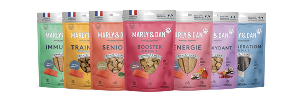Marly Dan Pure Salmon Pet Treat Nutrition packs