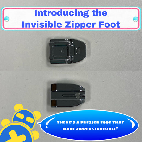 Invisible Zipper Foot Sewing Machine