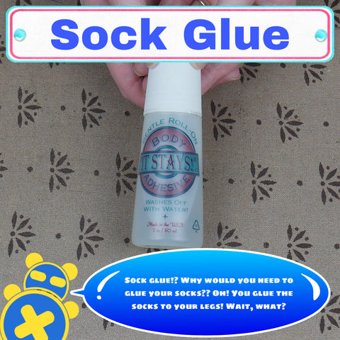 It Stays! Sock Glue