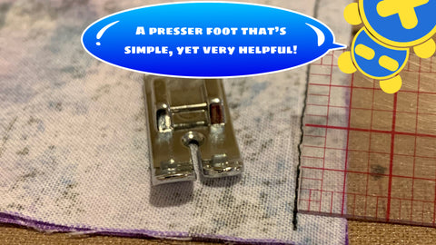 The straight stitch presser foot tutorial