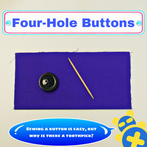 Four-Hole Buttons