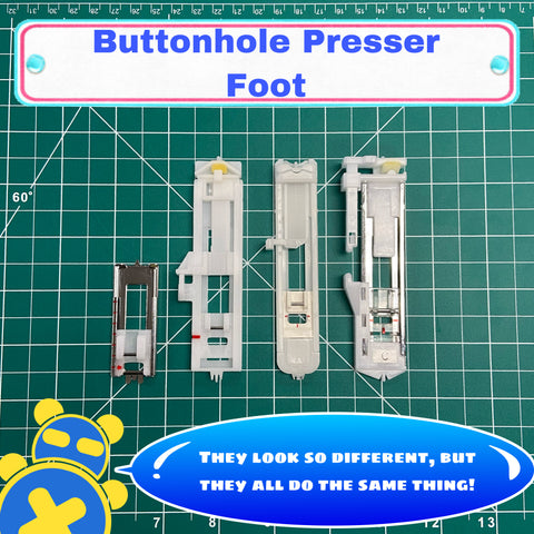 Buttonhole Presser Foot Sewing Machine
