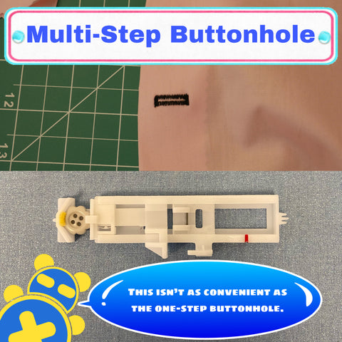 Multi-Step Buttonhole Sewing Machine