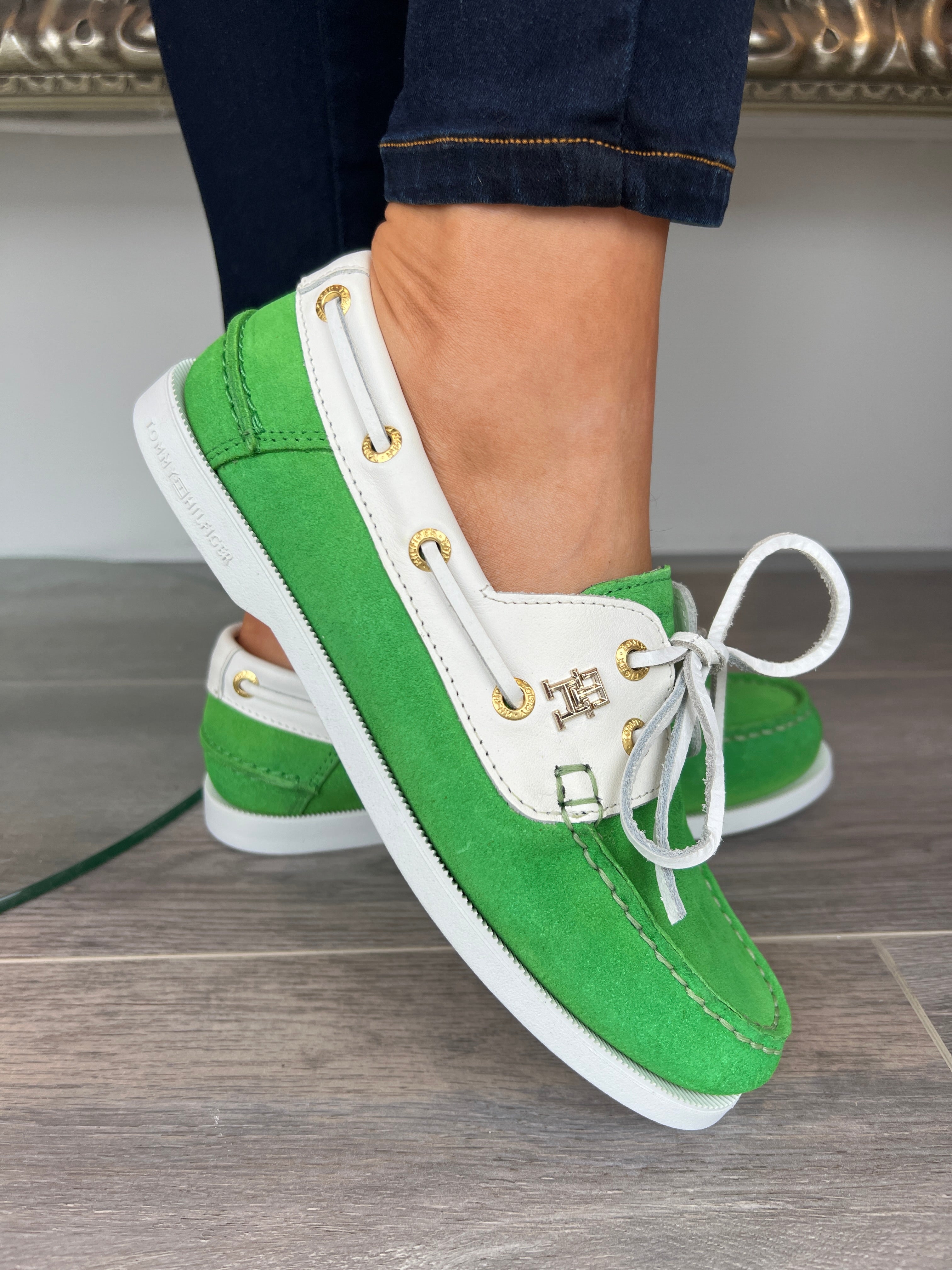 Tommy Hilfiger 7066 - TH Boat Shoe - Spring Lime – Fred Funk