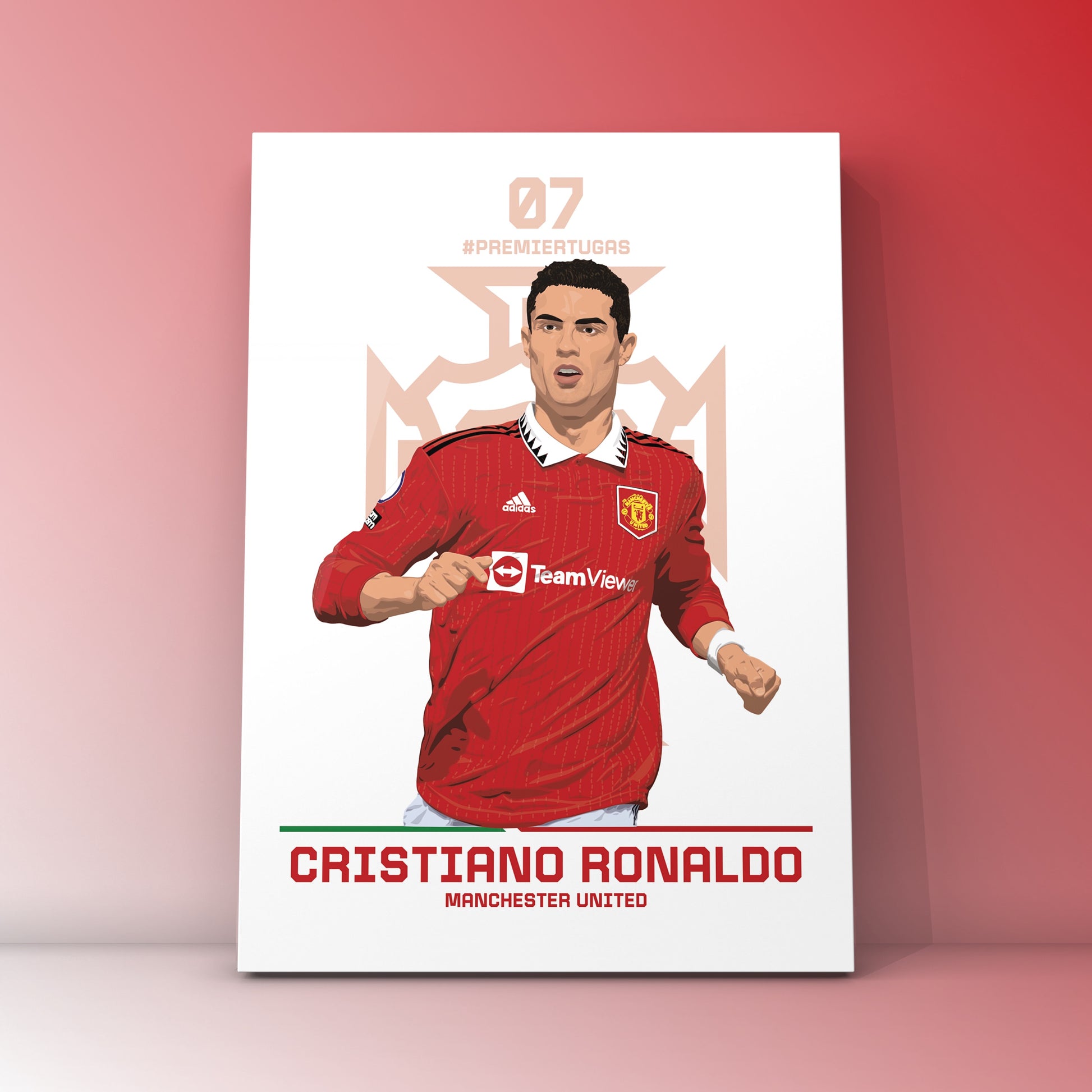 Cristiano Ronaldo Print | Manchester United | #PremierTugas 07 – The Dev