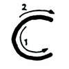 Foundational Hand – Order and Direction Letter C