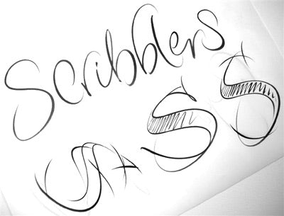 Scribblers calligraphy facebook cover photo stage 1