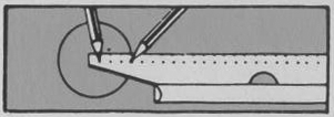 Rolling ruler circles