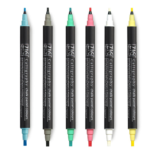 Kuretake Calligraphy Pen - 12 Color Set