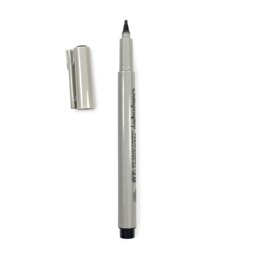 Marvy Calligraphy Metallic Marker Silver, 2.0mm